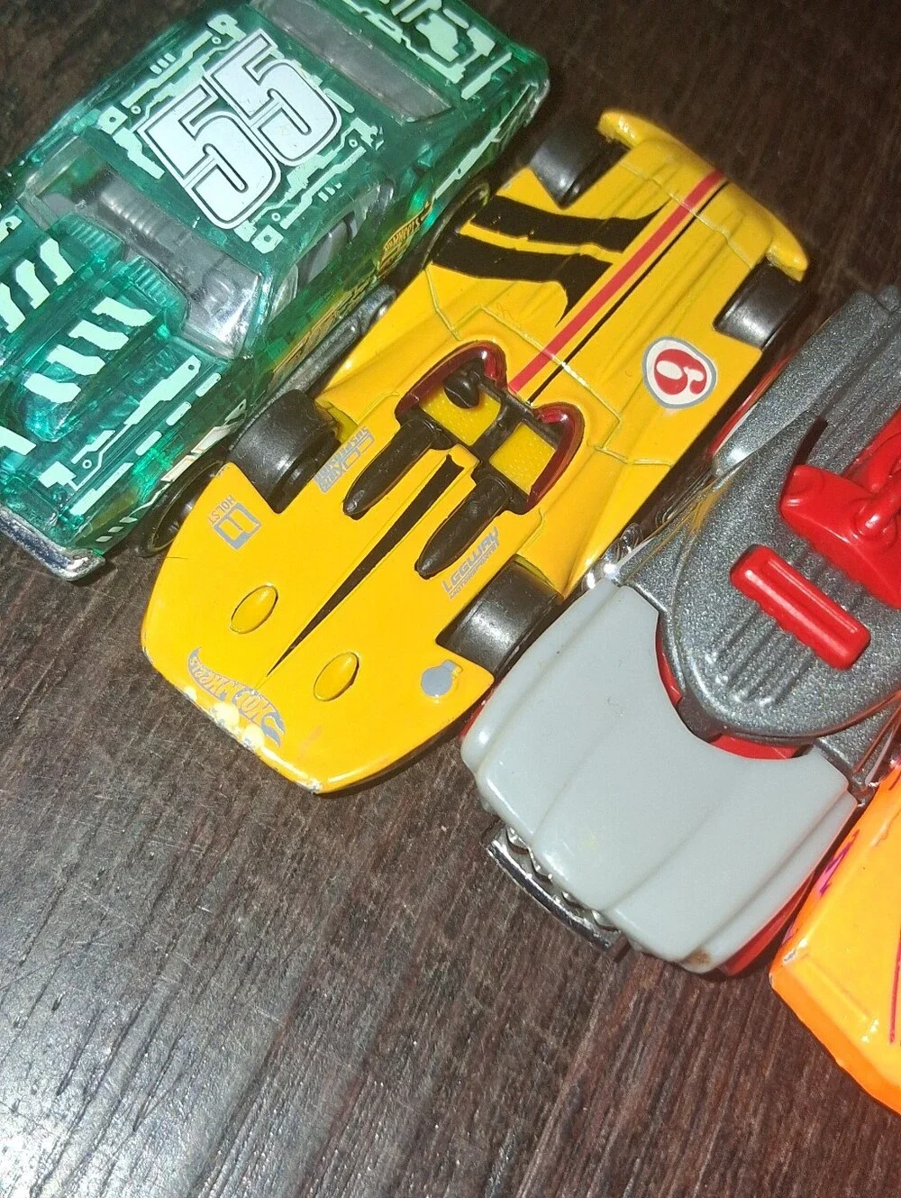 Assorted Kids Hot Wheels - Purple, Orange, Yellow, Blue